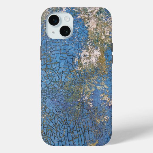 Noodlijdende blauwe verf textuur Case-Mate iPhone case (Achterkant)