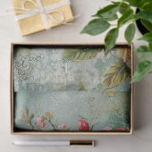 noodlijdende  bloemdecoupage tissuepapier (Geschenk)