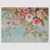 noodlijdende bloemdecoupage tissuepapier (Voorkant)