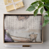 Noodlijdende  bloemenjurk Ephemera Tissuepapier (Geschenk)