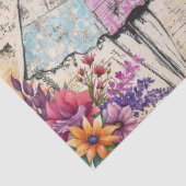 Noodlijdende  bloemenjurk Ephemera Tissuepapier (Detail)