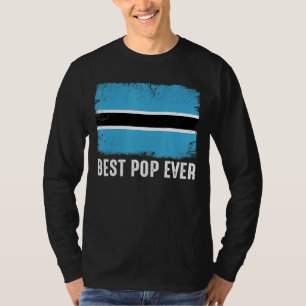 Noodlijdende Botswaanse vlag Beste Pop ooit Famili T-shirt