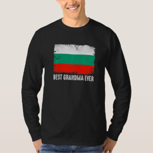 Noodlijdende Bulgaarse vlag beste oma ooit Patriot T-shirt