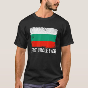 noodlijdende bulgaarse vlag beste oom ooit patriot t-shirt