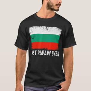Noodlijdende Bulgaarse vlag Beste Papoea ooit Patr T-shirt
