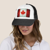 Noodlijdende Canadese vlag Trucker Pet (In situ)