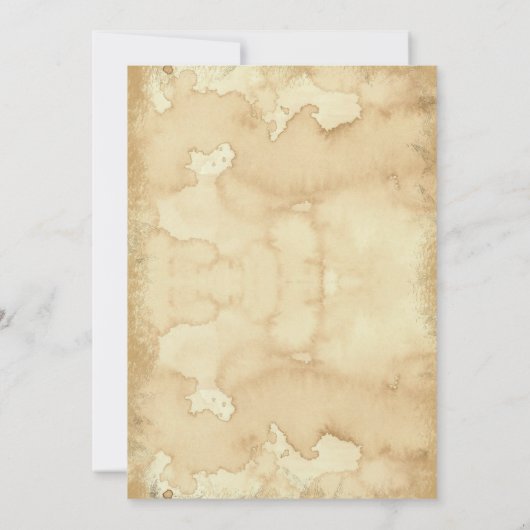 Noodlijdende Catrina Skelet Halloween Party Kaart (Achterkant)