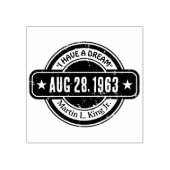 Noodlijdende data uit de Amerikaanse geschiedenis Rubberstempel (Afrduk)
