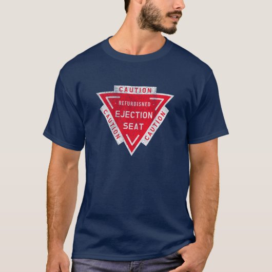Noodlijdende Ejection Seat Fighter Marking T-shirt (Voorkant)