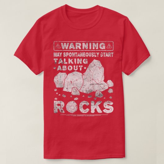 Noodlijdende geologie Rockhound T-shirt (Design voorkant)