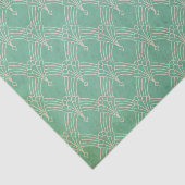 Noodlijdende Groene Art Deco Tissuepapier (Detail)