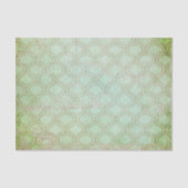 Noodlijdende Groene Art Deco Tissuepapier (Voorkant)