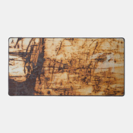 Noodlijdende Grunge Krasde Roest Textuur Bruin Bureaumat