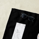 Noodlijdende Grunge Liefde LGBTQ Lesbische Pride V Strandlaken (In situ)