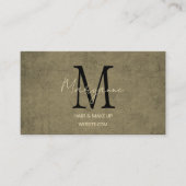 Noodlijdende Grunge Simple Visitekaartje (Voorkant)