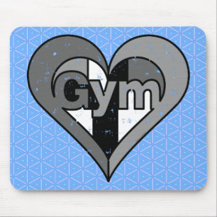 Noodlijdende Gym Hart Muismat