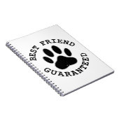 Noodlijdende Hondenpoot Beste Vriend Gegarandeerd Notitieboek (Rechterzijde)