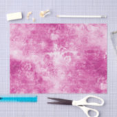 Noodlijdende Hot Pink Damask Tissuepapier (Craft)