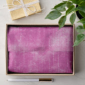 Noodlijdende Hot Pink Script Tissuepapier (Geschenk)