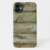 Noodlijdende houten planken groen mos Case-Mate iPhone case (Achterkant)