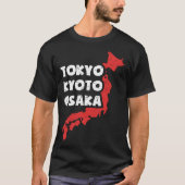 Noodlijdende Japanse stad Osaka T-shirt (Voorkant)