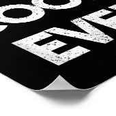 Noodlijdende kok ooit poster (Hoek)