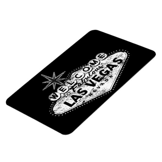 noodlijdende Las Vegas Teken Magnet Magneet (Linkerzijde)