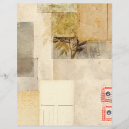 Noodlijdende  Leaf Journal Scrapbook Paper