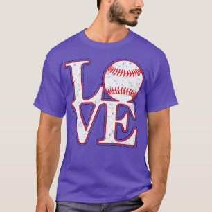 Noodlijdende LIEFDE HONKBAL T-shirt