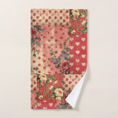  Noodlijdende Look  Shabby Chic Floral Bad Handdoek (Handdoek)
