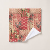  Noodlijdende Look  Shabby Chic Floral Bad Handdoek (Wasdoekje)