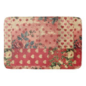 Noodlijdende Look Shabby Chic Floral Badmat (Voorkant)