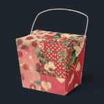 Noodlijdende Look  Shabby Chic Floral Bedankdoosjes<br><div class="desc">Rode  Shabby Chic Stippen Harten Bloemen Mix. Mooie mix matching patronen  Shabby Chic Patchwork Collectie.  stijlvolle cottage stijl met verontruste uitstraling. Moderne retro stijl..</div>