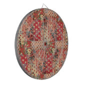  Noodlijdende Look  Shabby Chic Floral Dartbord (Voorkant Links)