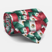 Noodlijdende Mexicaanse vlaggen Stropdas (Opgerold)
