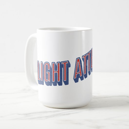 Noodlijdende New Flight Attendant Mok (Voorkant links)