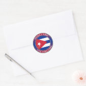 Noodlijdende  Patria y Vida Viva Cuba Libre Ronde Sticker (Envelop)