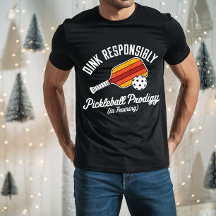 Noodlijdende Pickleball Paddle en Ball T-shirt