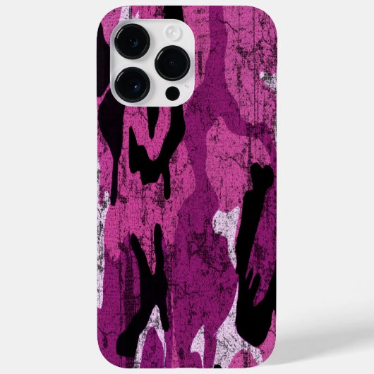 Noodlijdende Pink Camo Case-Mate iPhone Case (Achterkant)