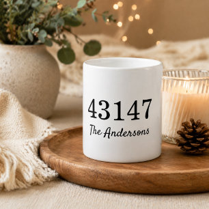 Noodlijdende postcode koffiemok