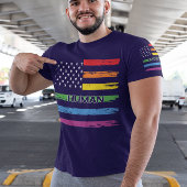 🌈Noodlijdende PRIDE VLAG HUMAN Design🏳️‍ 🌈 T-shirt