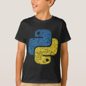 Noodlijdende Python Logo voor ingenieurs T-shirt (Voorkant)