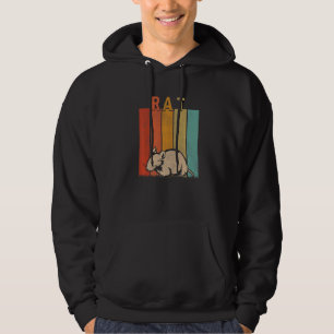 Noodlijdende Rat Mannen Vrouwen Kind Schattige Ra Hoodie