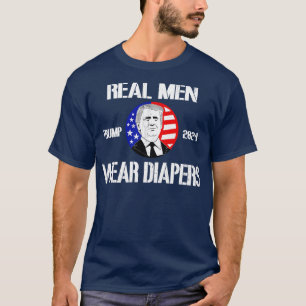 Noodlijdende Retro  Echte Mannen Draag Luiers 202 T-shirt