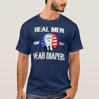 Noodlijdende Retro  Echte Mannen Draag Luiers 202 T-shirt