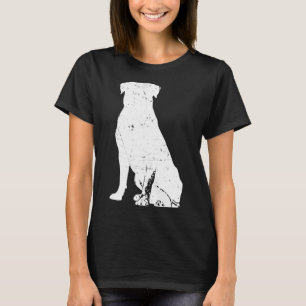 Noodlijdende Retro  Mama Rottweiler Day Pet D T-shirt