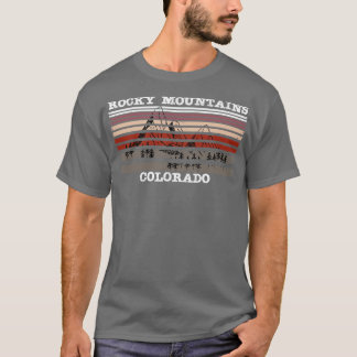 Noodlijdende Rocky Mountains Colorado Landschap T-shirt