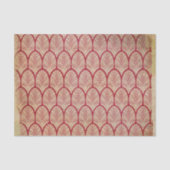 Noodlijdende Rode Art Deco Tissuepapier (Voorkant)