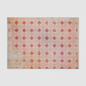 Noodlijdende rode retro tissuepapier (Voorkant)