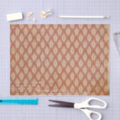 Noodlijdende rode retro tissuepapier (Craft)